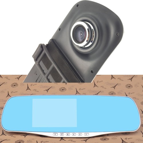 4.3 inch Car Review Mirror DVR Rear Camera Video Recorder HD Camcorder G-Sensor - Picture 8 of 12