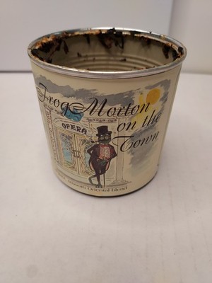 Vintage Rare Frog Morton on the Town Tobacco Tin. *Empty*