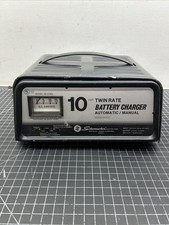 Schumacher Se-50ma Twin Rate Battery Charger 10 Amp Manual Automatic Tested