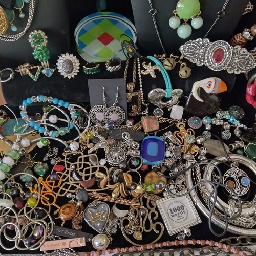 120+ Vtg-Now COLOR!! All Wear/Resell/Craft Estate Costume Jewelry 8# AL16 - Picture 7 of 24