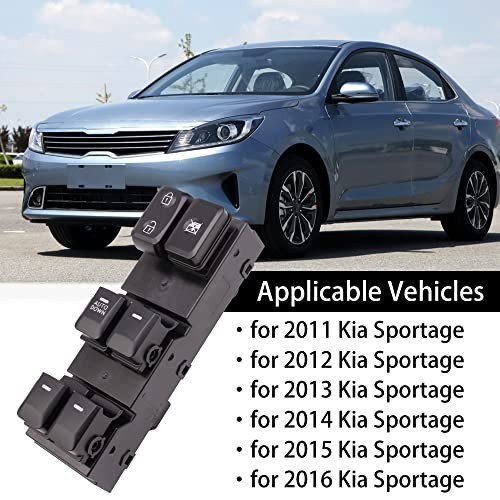 Power Window Switch for Kia Sportage 2011 2012 2013 2014 2015 2016 93570-3W000 - Picture 5 of 7