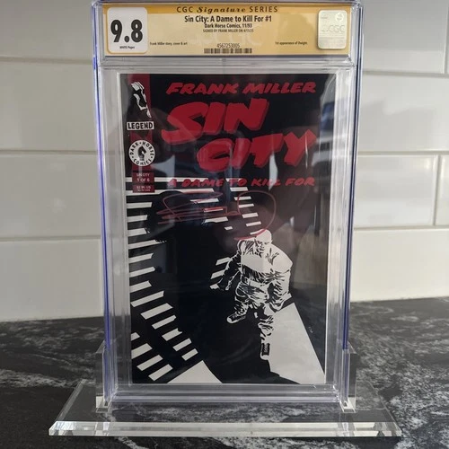 Sin City: a Dame to Kill for #1 CGC 9.8 Signed Frank Miller (Dark Horse Comics )