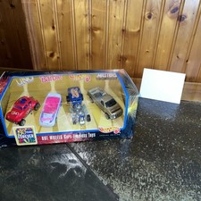 Hot Wheels Cars Timeless Toys 50 Years Forever Fun 4-Car Set Barbie / UNO NIP