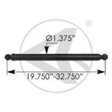 Automann A91427 Hood Shock International