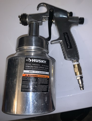 #ad #ad Husky Siphon Feed General Purpose Paint Spray Gun $45.00