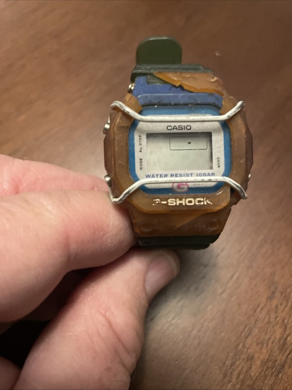 CASIO G-SHOCK BABY-G DW-520 First Model Watch 1990's  Parts Or Restore Untested