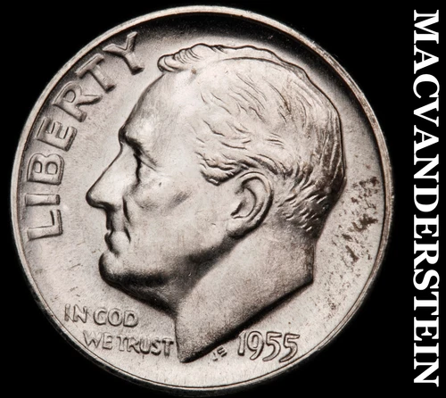 1955-S Roosevelt Dime- (Buggs Bunny FS-401) Gem Brilliant Uncirculated #i293