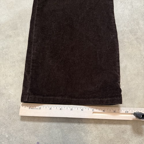 Levis Pants Womens Sz 10 Brown Corduroy 526 Slender Boot Cut Mid Rise Retro Vtg - Picture 6 of 12