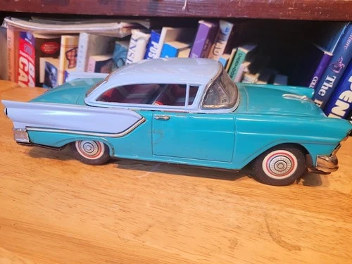 NICE  ATC/ICHIKO  TIN  FRICTION POWERED  1957 FORD   NEW FORD HARDTOP