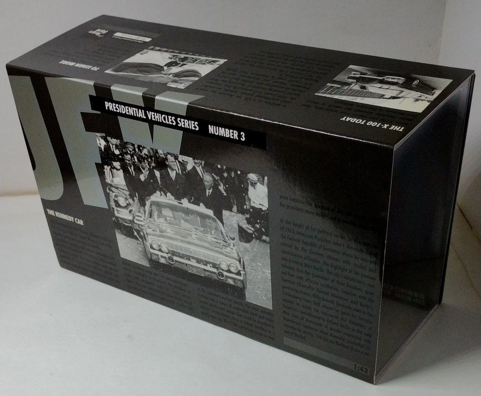 1/43 Minichamps Kennedy Continental Limousine Germany Visit Special Edition - Image 2 of 4