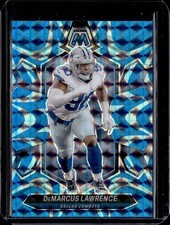 2024 Panini Mosaic #61 DeMarcus Lawrence Mosaic Reactive Blue