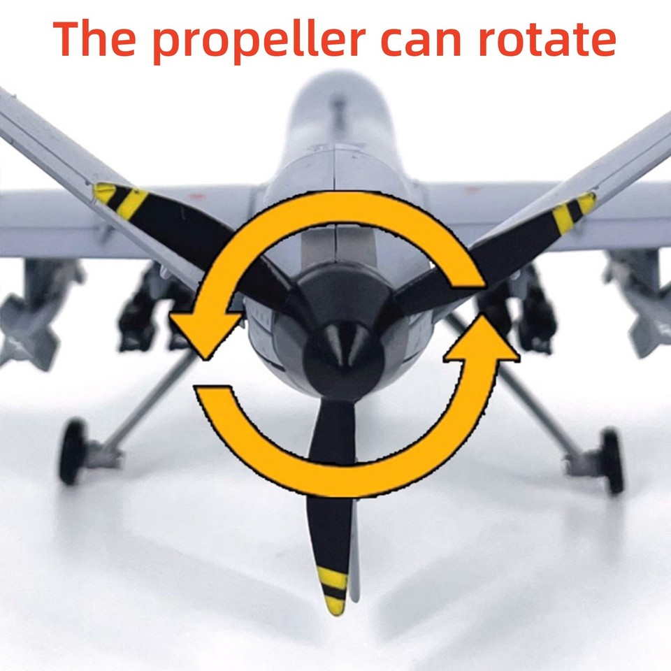 1/72 Scale US Air Force For General Atomics MQ-9 Reaper UAV Model Decor ...