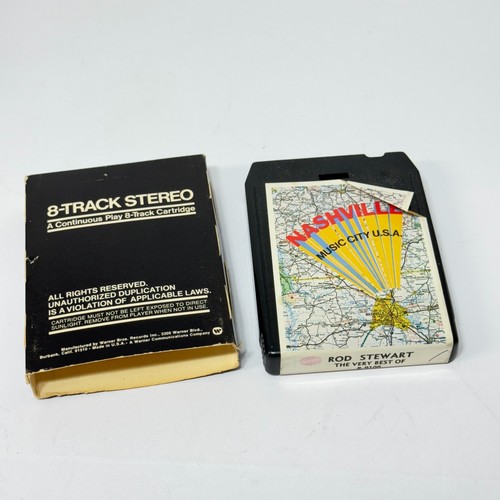 Rod Stewart, Collection, 8 Track Tape, Nashville Music city u.s.a.