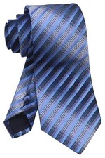 Men's Gingham Plaid Stripe Ties Formal Designer Business Wedding Neckties 3.15"
