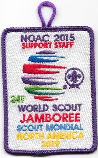 NOAC 2015 Support Staff 2019 24th World Jamboree Held in America Boy Scouts BP