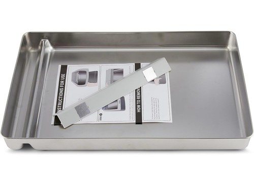 Stainless Steel Reusable Litter Tray Compatible with Pet-Safe Scoop-Free Self - Picture 2 of 7