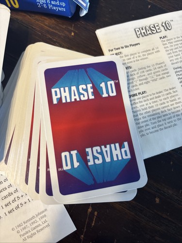 Vintage Phase 10 Card Game - Picture 2 of 4