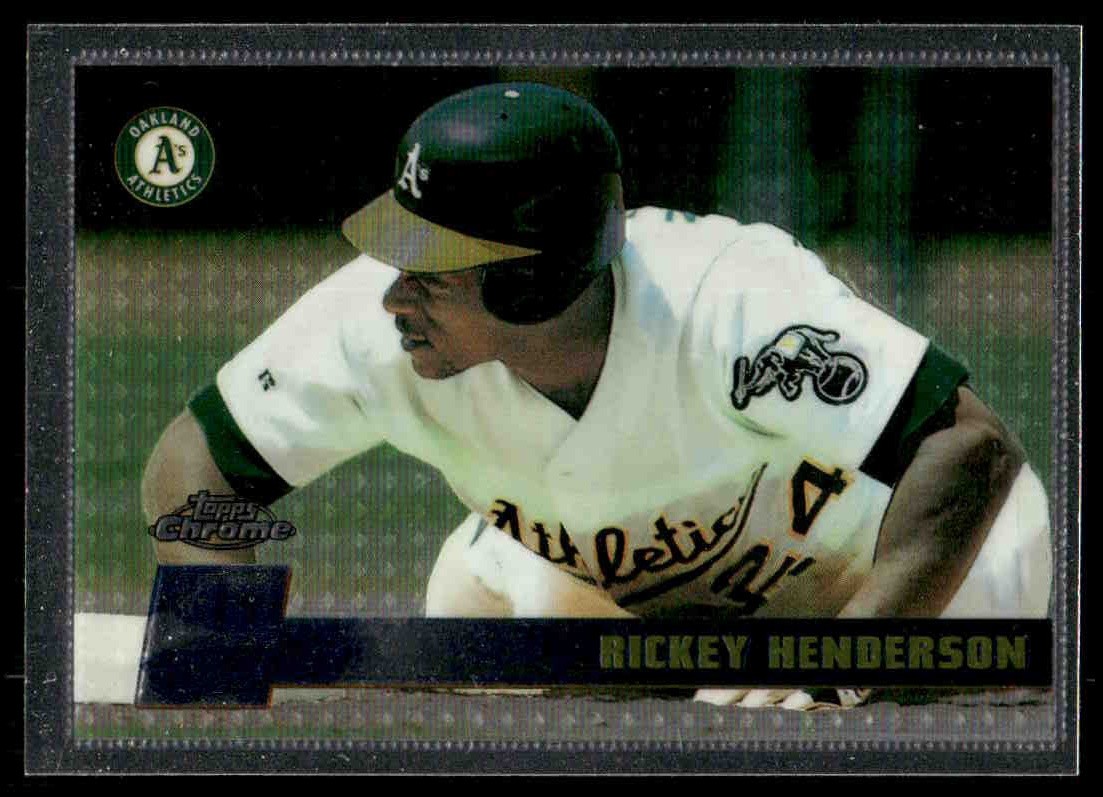 1996 Topps Chrome #159 Rickey Henderson