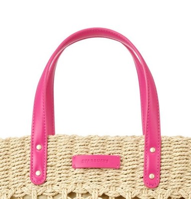 【韓国 スタバ 限定】Aloha Raffia Totebag Pink Starbucks Korea 2025 SS Aloha Raffia Tote Bag Pink | eBay