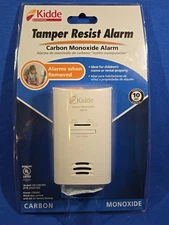 Kidde Carbon Monoxide Alarm Tamper Resistant Plug In Battery Backup NEW Sealed