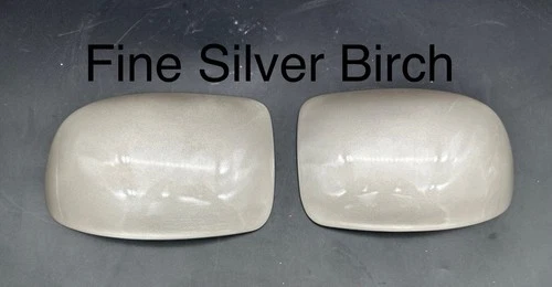 1999-2007 SILVERADO SIERRA MIRROR CAP TRIM Set Driver-Pass Silver Birch WA926l