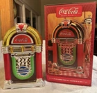 Vintage Coca-Cola Jukebox Cookie Jar Gibson 2002 Rock N Roll w/ Box Ceramic