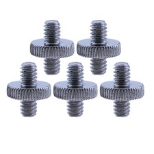 CTWHA 5PCS 1/4 Inch-20 to Dual Head Adapter - Male Metal...