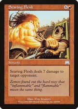 (4x) SEARING FLESH - Onslaught – MTG Magic the Gathering Card - Uncommon