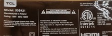 TCL 50S421 parts lot of OEM