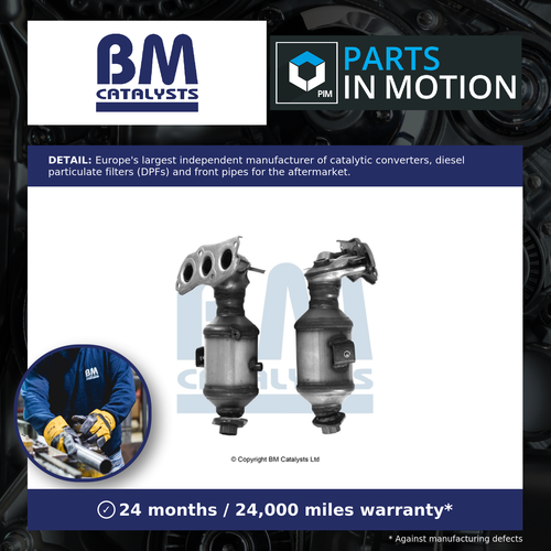 Convertitore catalitico tipo omologato BM91756H BM catalizzatori 0342L3 1608916280 nuovo - Foto 1 di 7