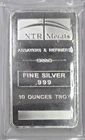2025 10oz .999 Silver NTR Metals Bar in Mint Packaging
