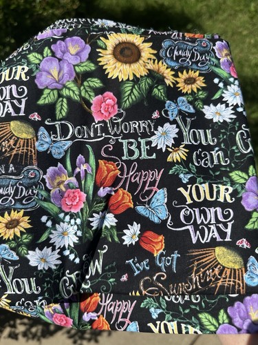 I’ve Got Sunshine FABRIC SunFlowers Floral Cotton Quilting/Crafts/Sew 3yds:2 Pcs
