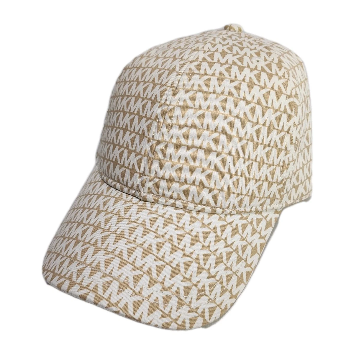 Michael Kors Ivory Cap with Tennis Design Miami Tennis Club Hat – Retro Green & White Cap | Sporty  main image 4