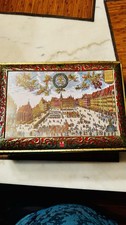 E. Otto Schmidt Lebkuchen Cookie Tin 2001 with paperwork on tin - Large size