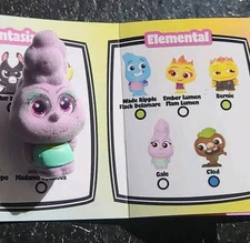 Disney Doorables Technicolor Elemental Gale Flocked 2023 Just Play Common 