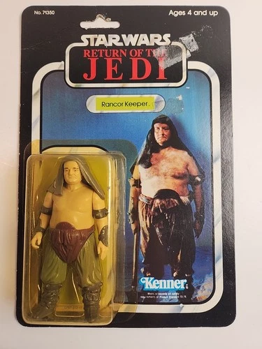 Vintage Star Wars RANCOR KEEPER ROTJ Kenner Action Figure Sealed On 77 Card Back