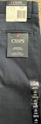 Brand new Chaps Boys Navy Pants - Size 14 Husky - Picture 5 of 5