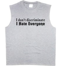 Men's sleeveless shirt funny saying sarcastic sarcasm tshirt muscle tee tank top