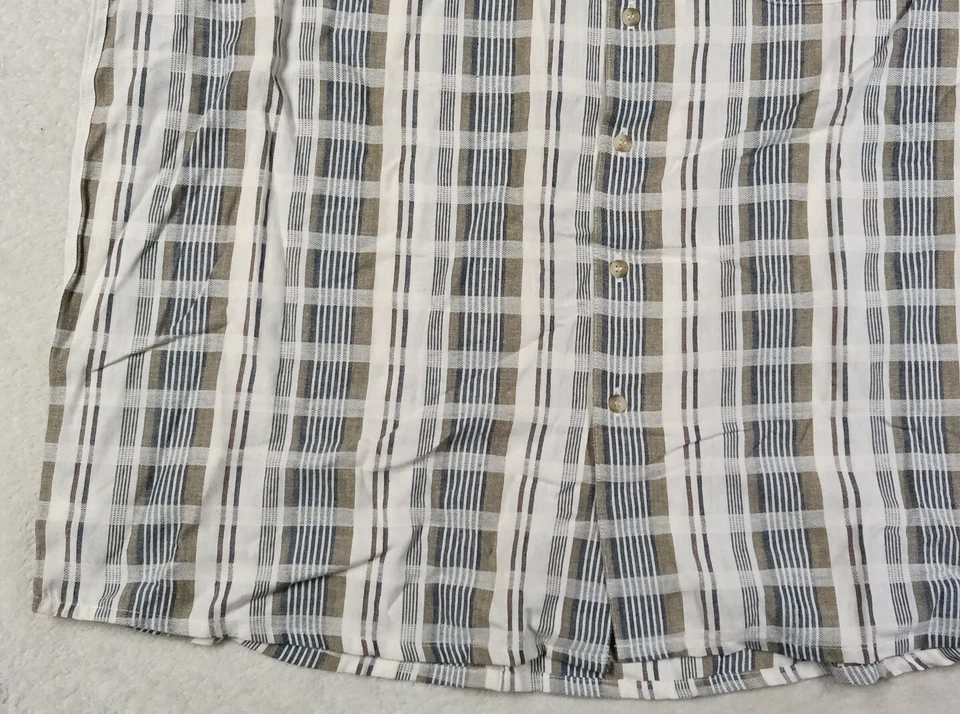 Trader Bay Brand Short Sleeve Button Up Shirt Vintage Size XL Tall NWT NOS  - Image 2 of 4