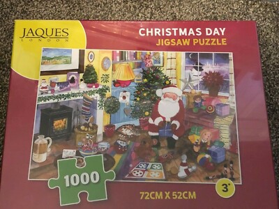 Jaques of London Christmas Day Jigsaw Puzzle 1000 72cm x 52cm Sealed ...