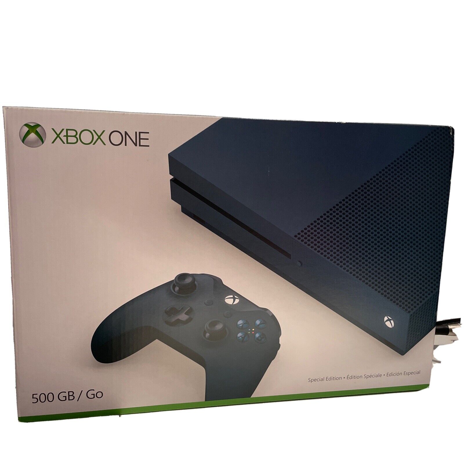 Microsoft Xbox One S Special Edition Bundle 500GB Deep Blue BRAND NEW  SEALED! 889842137224