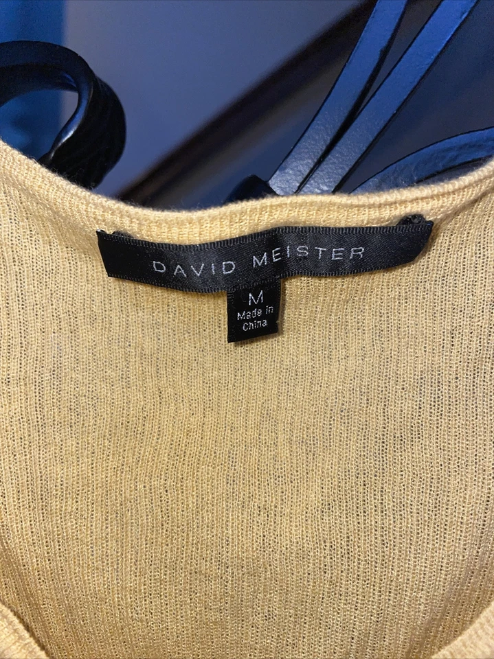 David Meister Womens top m silk/cotton - Image 2 of 2