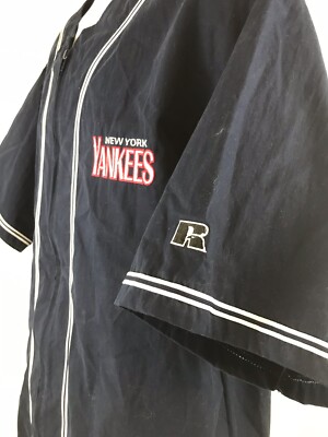 Russell Athletic MLB New York VTG 90's Yankees Men's Jersey Zip UP