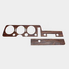 For 1968 Pontiac Gto Wood Grain Dash Vinyl Insert Overlay