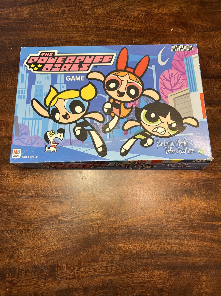 Hasbro MB Board Game THE POWERPUFF GIRLS – SAVING THE WORLD BEFORE