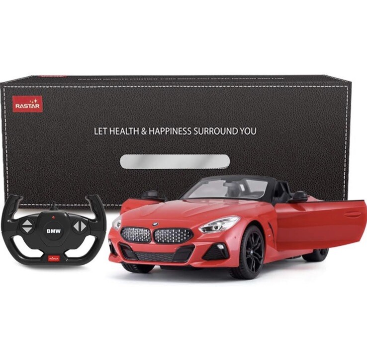 RASTAR BMW RC Car, 1:14 Scale BMW Z4 Roadster New Version Remote