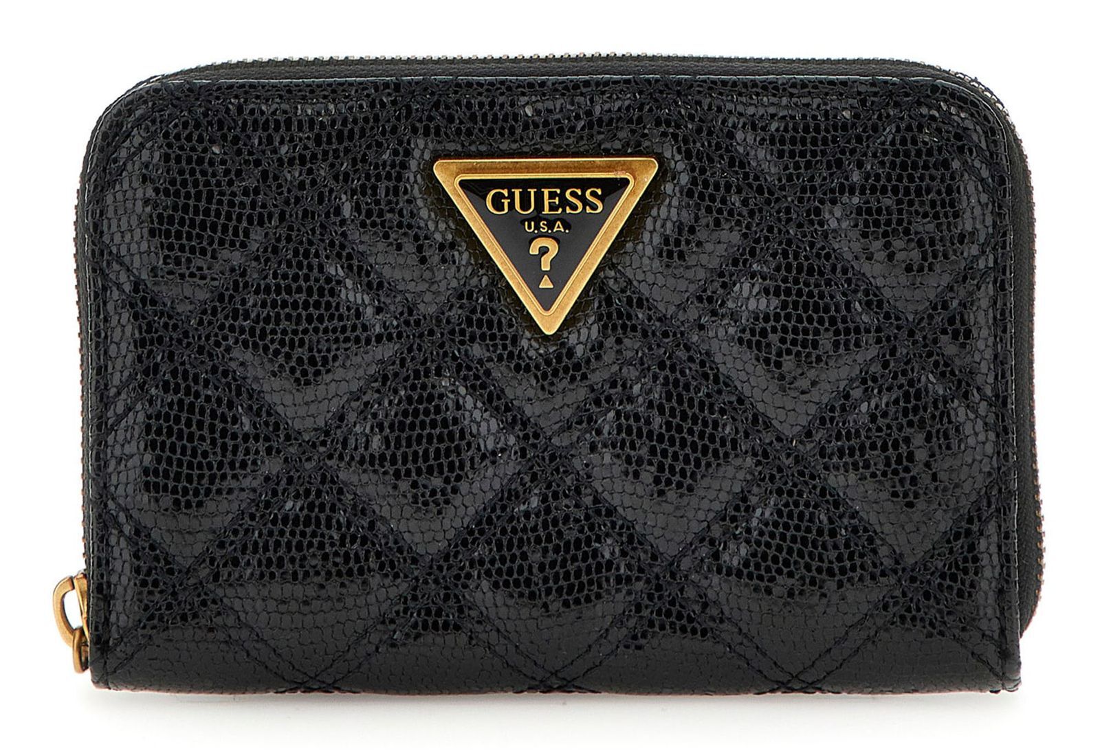 GUESS purse Giully Zip Around Wallet M Black