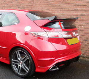 Rear Roof Spoiler Trunk Tail Spoiler Decor For Honda Civic Fn2 Type R Seeker Ebay