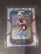 2022 Panini Prizm Bailey Zappe Auto No Huddle Disco Prizm