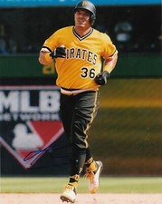 JOSE OSUNA  PITTSBURGH PIRATES  ACTION SIGNED 8x10